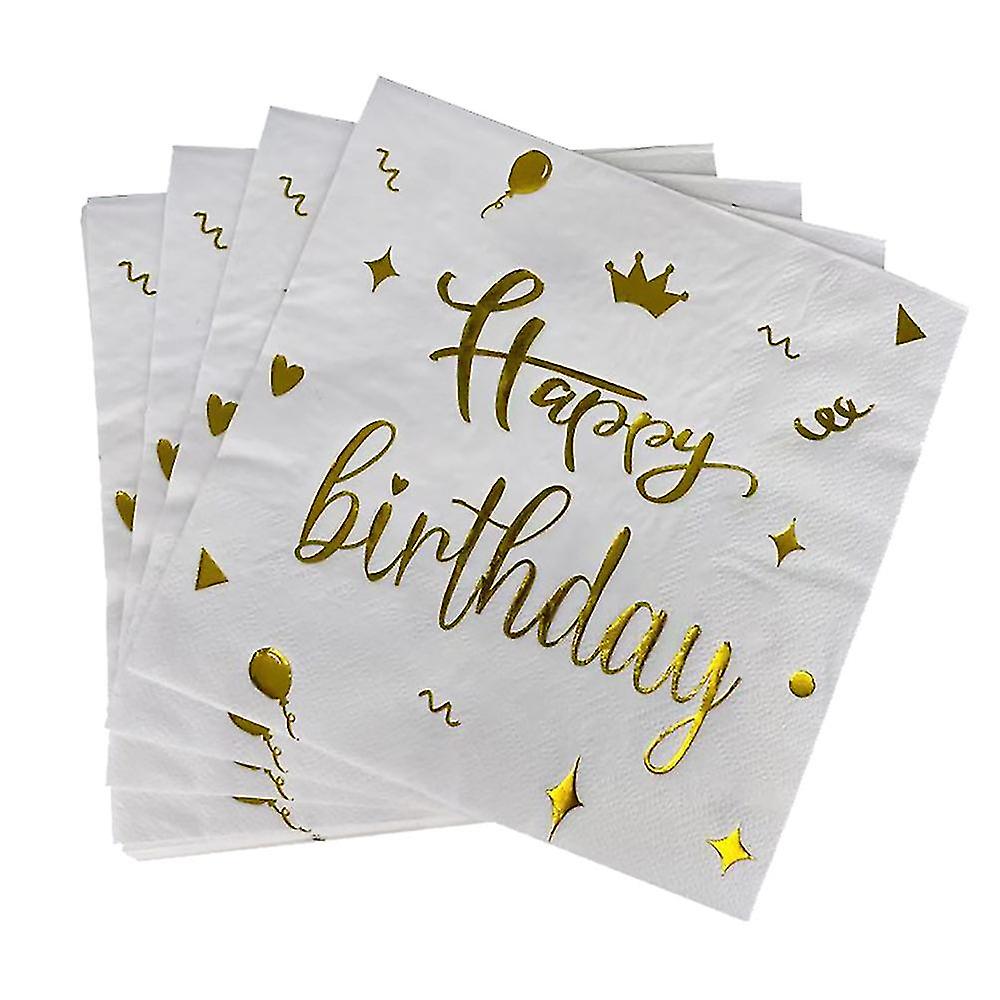 Paper Napkin Folding 3 Layers Disposable Tableware Dinner Ware For Birthday Anniversary