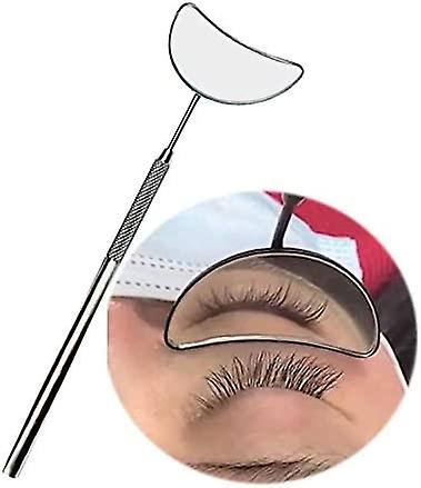 Ergonomically designed eyelash mirror, half moon mirror for eyelash extensions, dentist mirror, eyelash application accessory