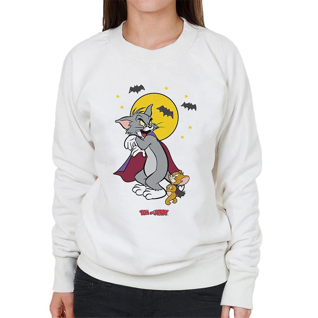 Tom and Jerry Halloween Vampires Women's Sweatshirt