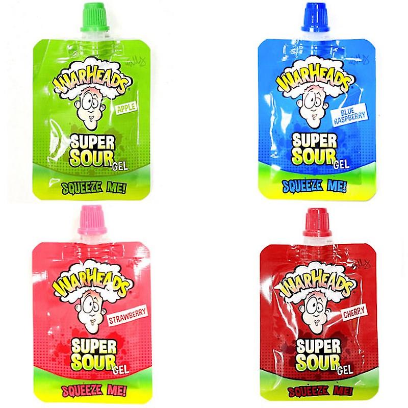 Gefechtsköpfe Super Sour Squeeze Me Gel One geliefert