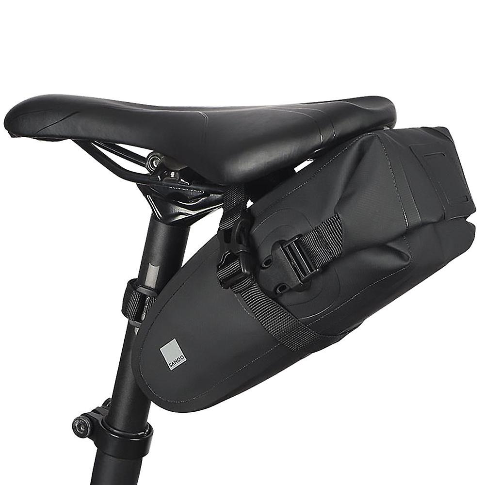 Bicycle Saddle Bag Waterproof Bicycle Storage Bag Reflective Cycling Rear Seat Post Bag Large