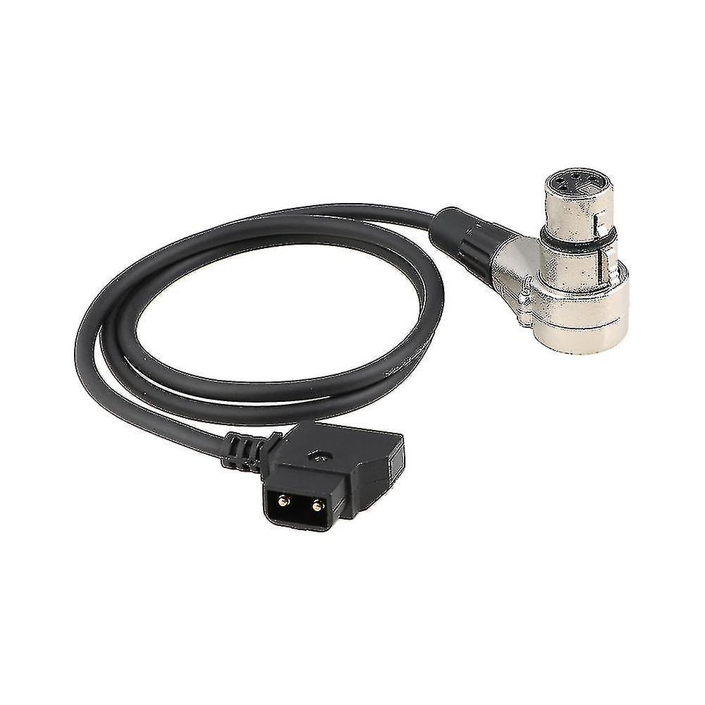 Lanxri D-tap To Right Angle 4-pin Xlr Power Cable