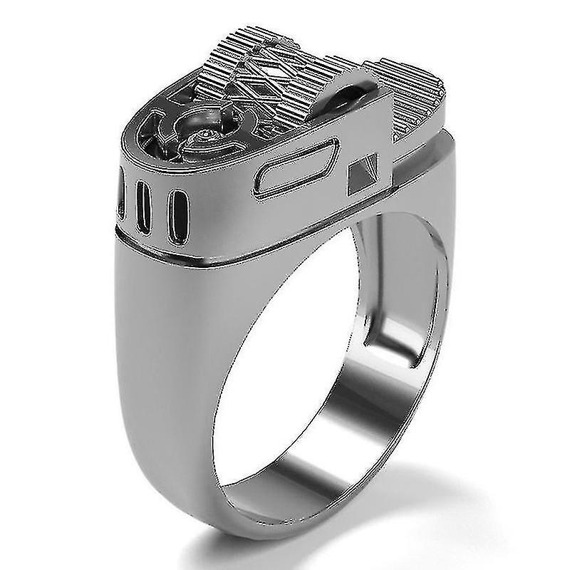 Miesten 925 Sterling Silver Lighter Ring luksuskorut
