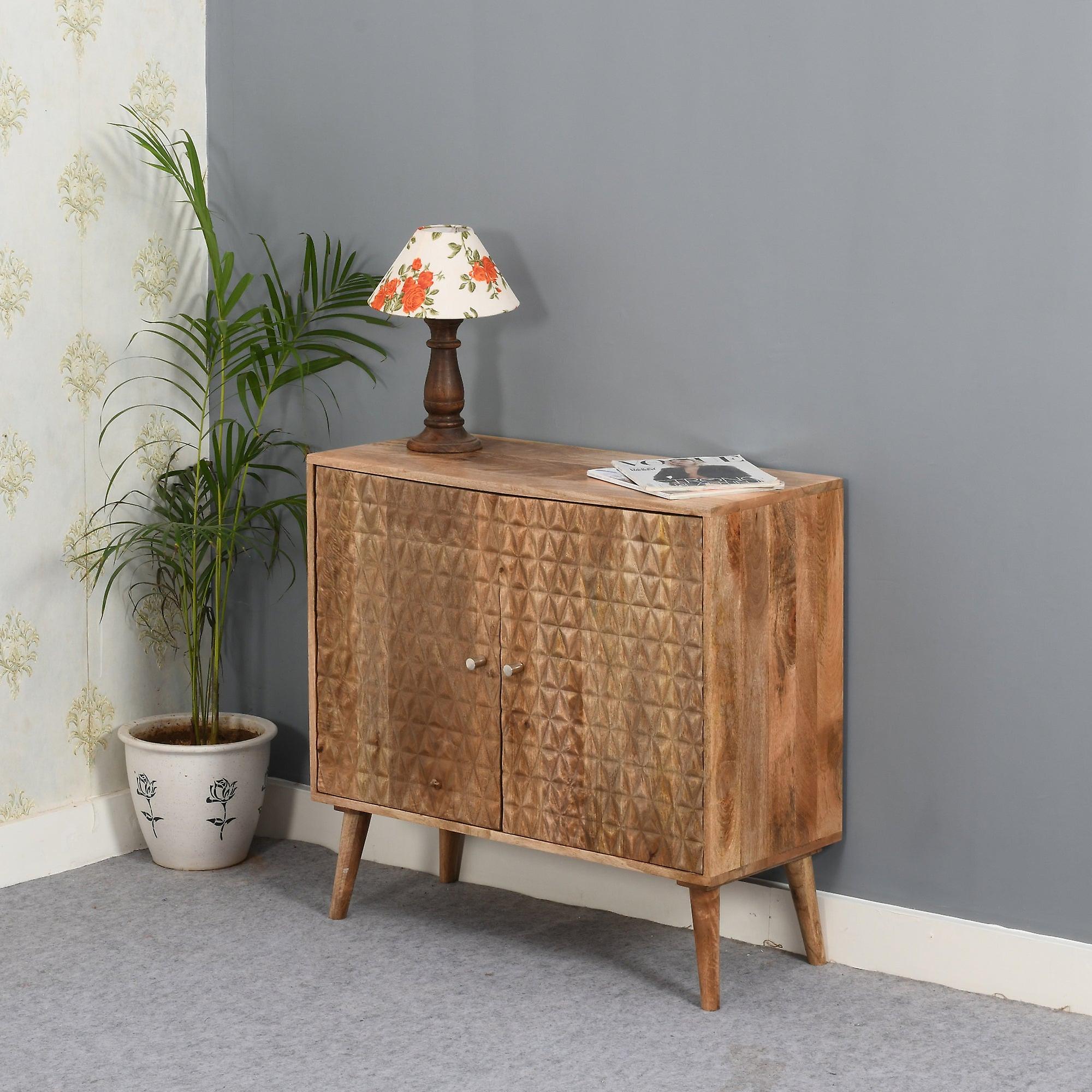 Alteus Light Mango Wood 2 Door Sideboard
