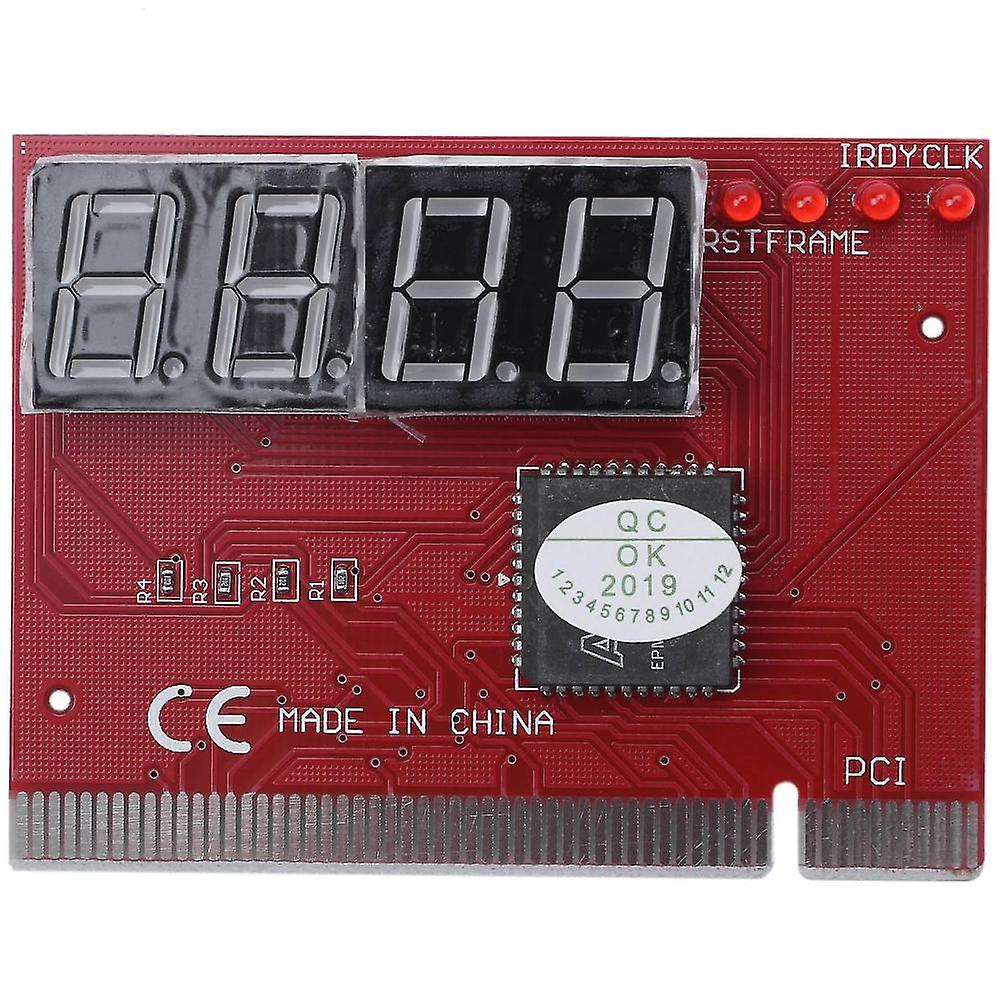 Computer Analysis Pci Post Card Motherboard Led 4-digit Diagnostic Test Pc Analyzer Network Repair