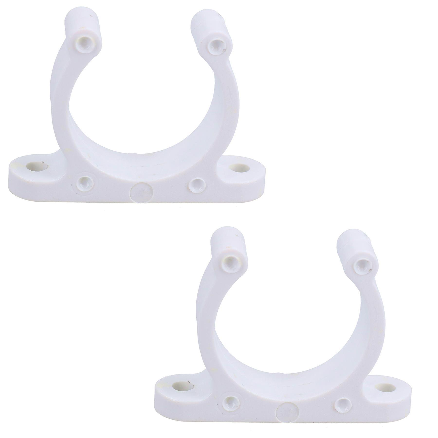 2 Pack 25mm Polyamide Tube Storage Clip Paddle Boat Hook Pole Tool Plastimo
