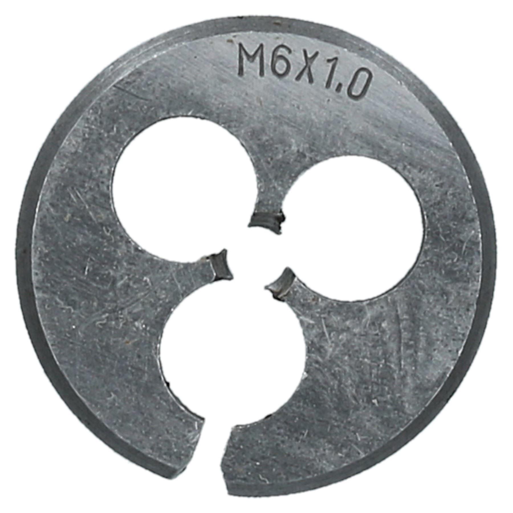 Metric MM M6 x 1.0 Split Die Threading Tool Thread Cutter 38mm Tungsten Steel