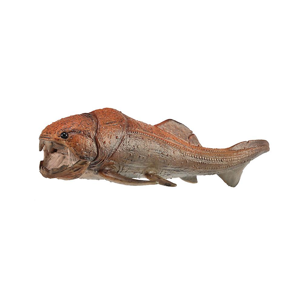 收集逼真的动物复制品 Dunkleosteus 带可移动下巴豪华人偶