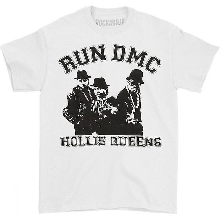 Run DMC Unisex Adult Hollis Queen Pose Cotton T-Shirt Fruugo US