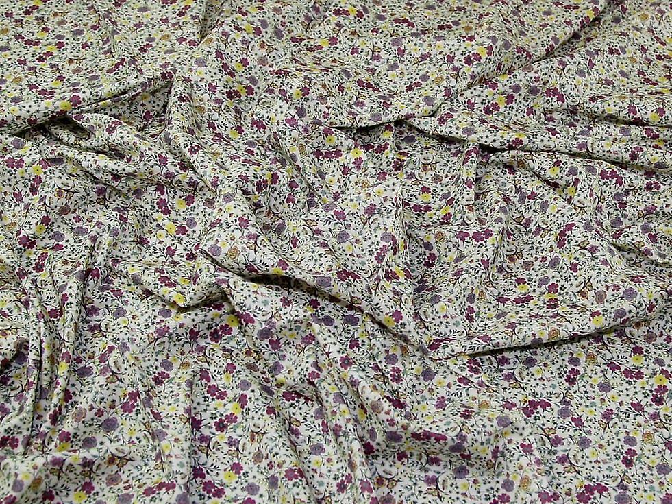 John Louden Cotton Lawn Fabric Berry - per metre