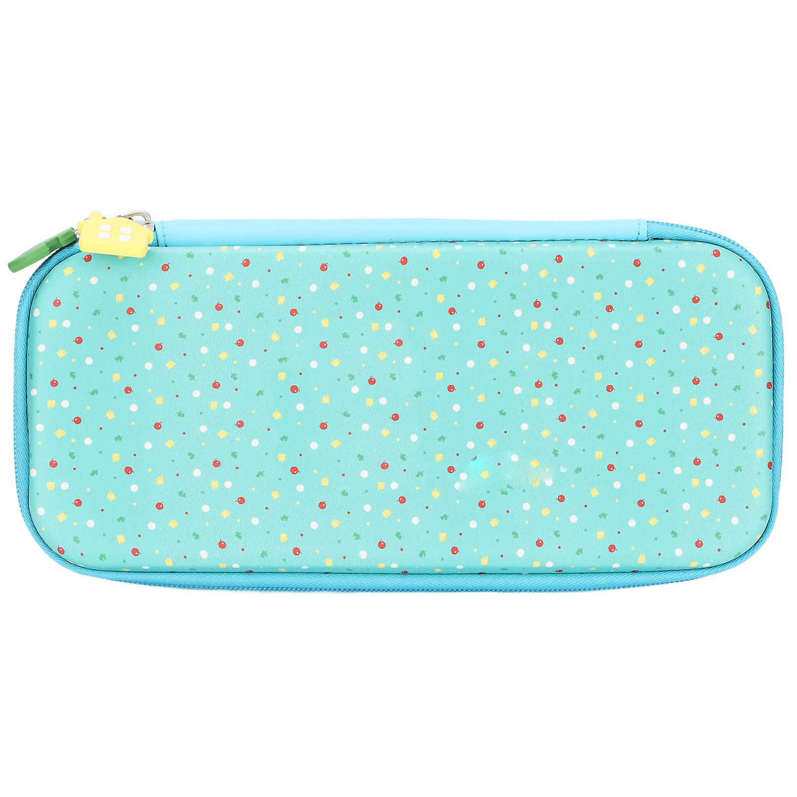 Forest Series Waterproof EVA Storage Pouch for Switch with Blue Zipper and Game Slots