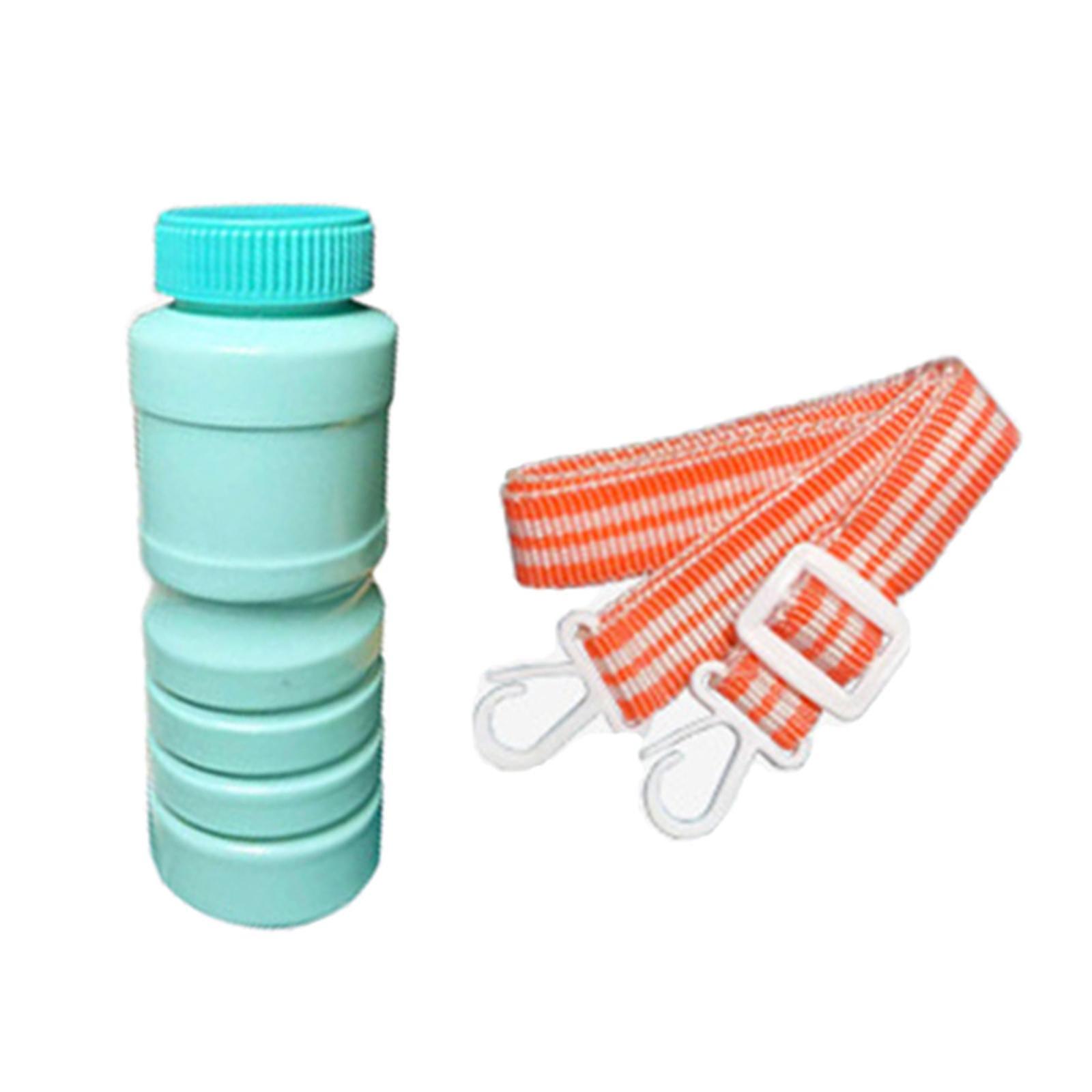 Bubble Maker Fun Tragbare Verbrauchsmaterialien mit Gurt Geschenke für Outdoor Party Boys Gelb