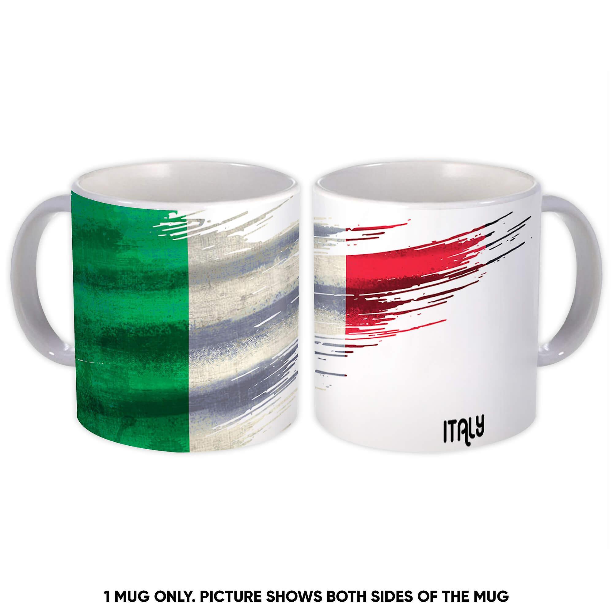 Gift Mug: Italy Flag Modern