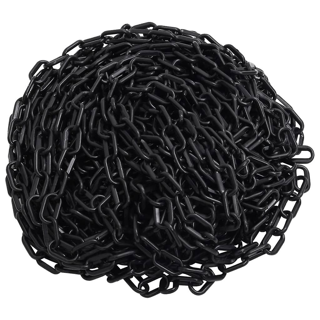 Black Barrier Chain 30 m Ø6 mm Plastic