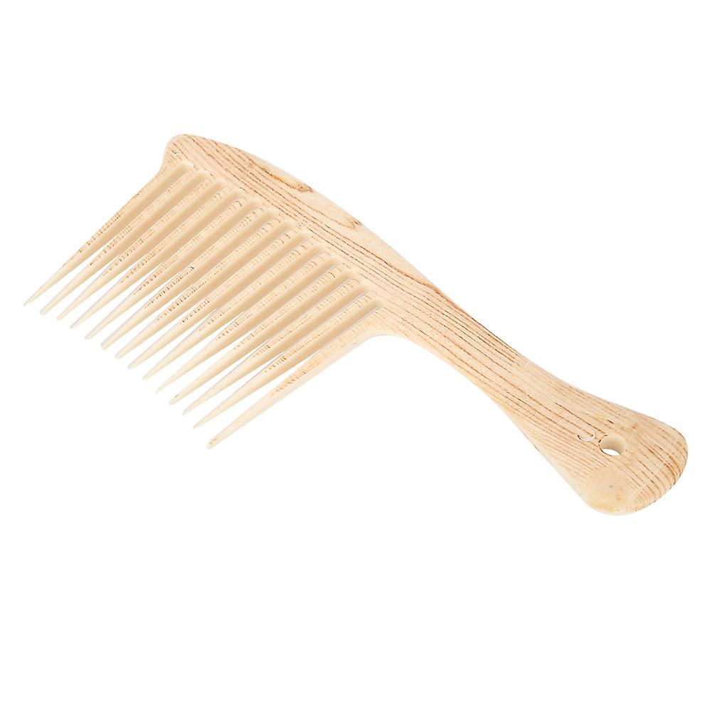 Retro Oil Comb for Men, Portable Wide Tooth Hairdressing Comb