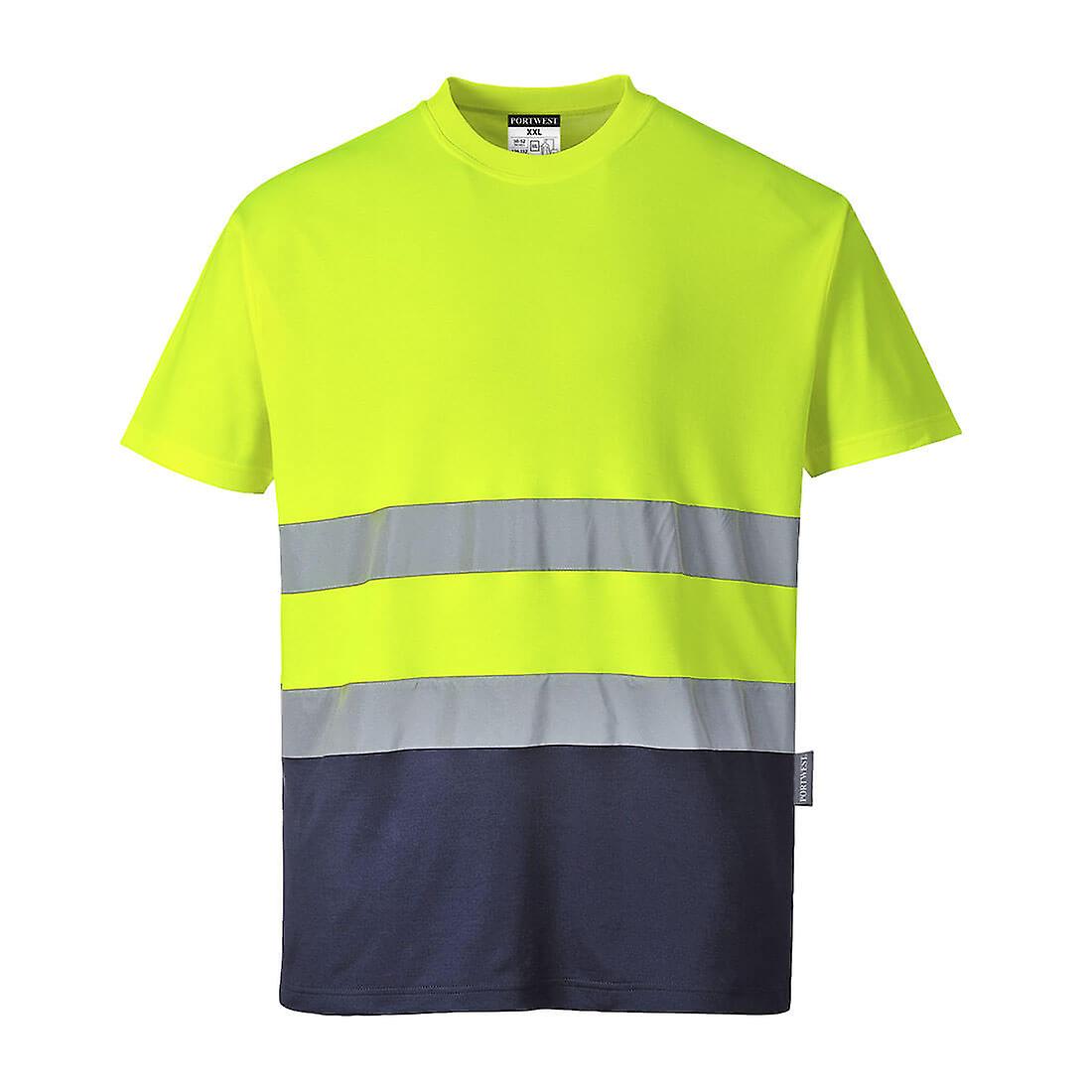 Portwest S173 Two Tone Cotton Comfort Hi Vis T-shirt