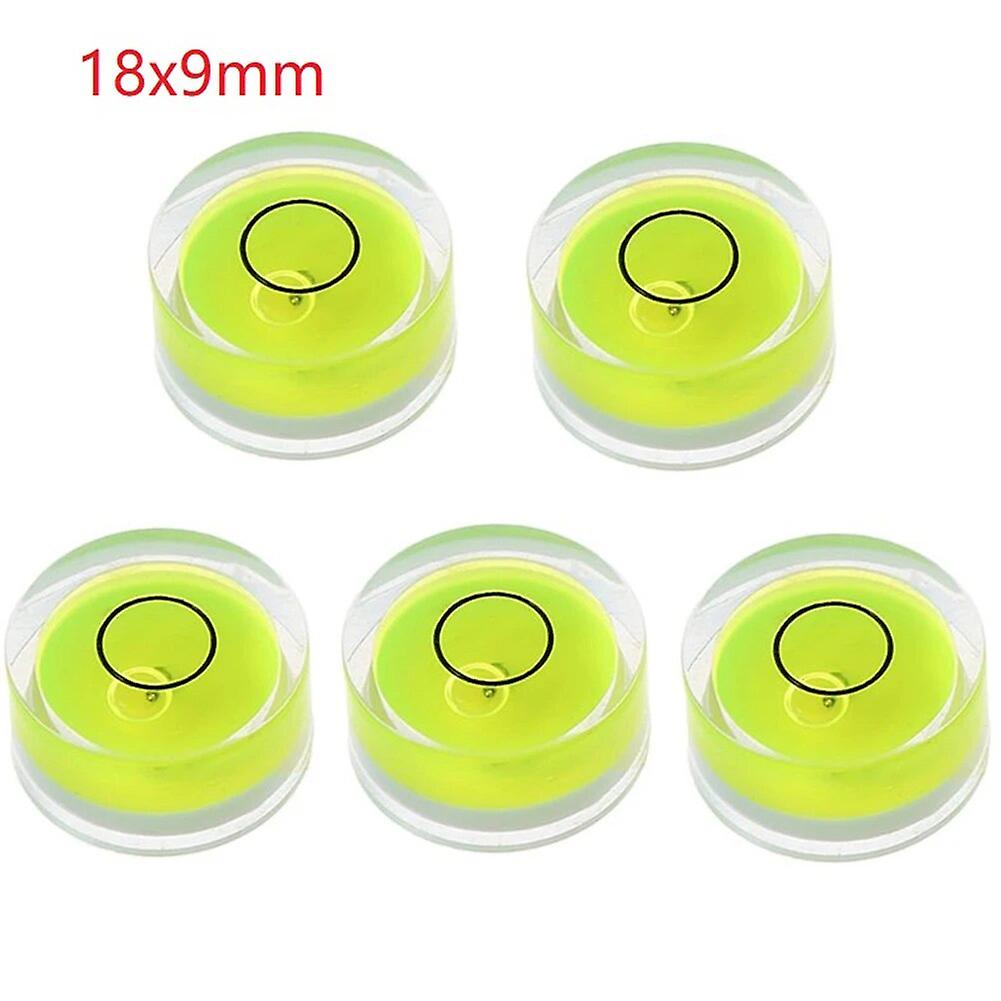 5pcs Round Bubble Level Mini Bubble Level Bullseye Level Measuring Instrument Customized Level System Tools~1480