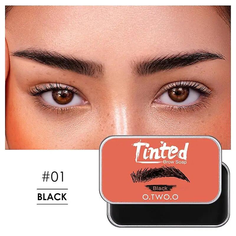 3D Eyebrow Enhancing Cream with Trimmer Waterproof Long Lasting Eye Brow Styling Balm Soap Wax Tinted Setting Gel TSLM1~15385