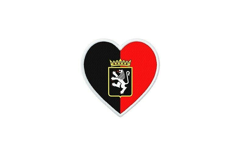 Patch badge ecusson prints thermocollant flag heart Italy val d'apos;aosta