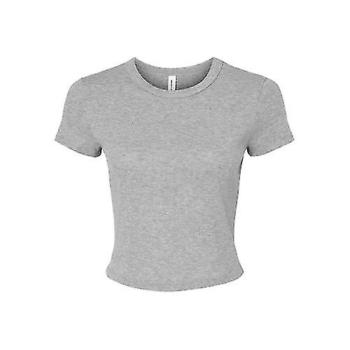 Bella + Canvas Womens/Ladies Heather Crop Top