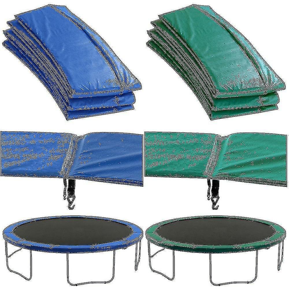 Premium Trampoline Replacement Safety Pad (spring Cover) | Green Or Blue Padding