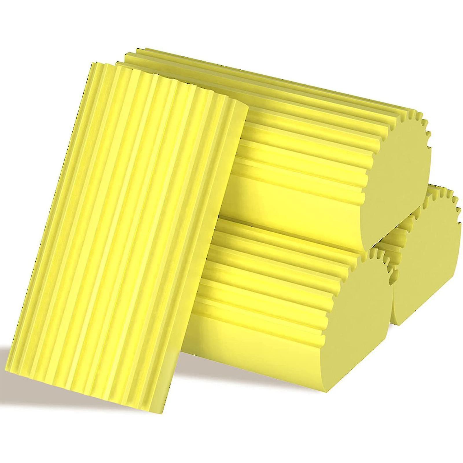 Damp Clean Duster Sponge, 4 Pcs Pvc Cleaning Brush, Mirrors, Window Track Grooves And Faucets
