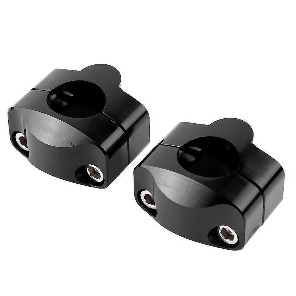 2 Pcs Universal Motorcycle Handlebar Riser Clamps for 28.6mm Transfer Fixed Code Clip Holder