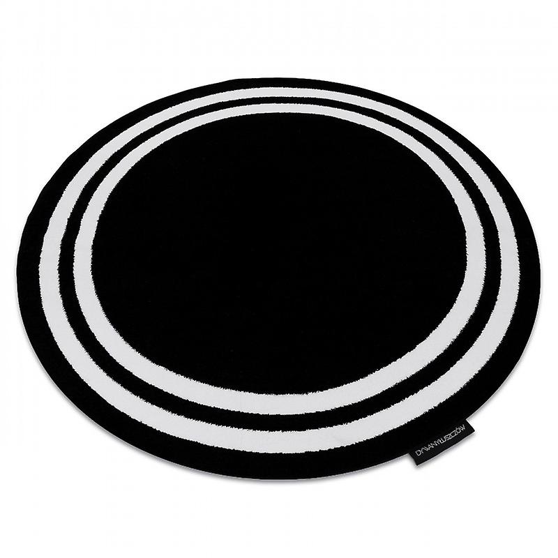 Carpet HAMPTON Frame circle black