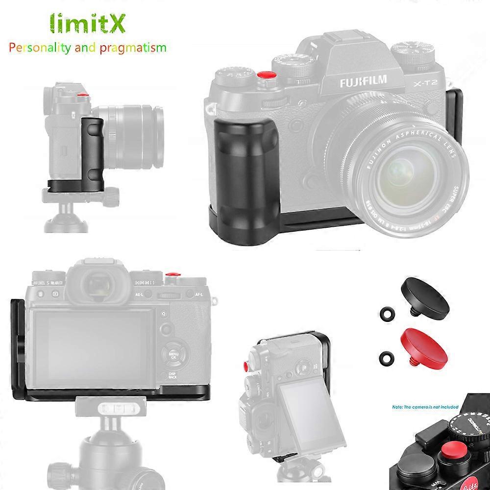 XT4 XT3 XT2 Quick Release Plate Mount, Concave Grip and Trigger Button Tripod Mount for Fujifilm X-T4 X-T3 X-T2
