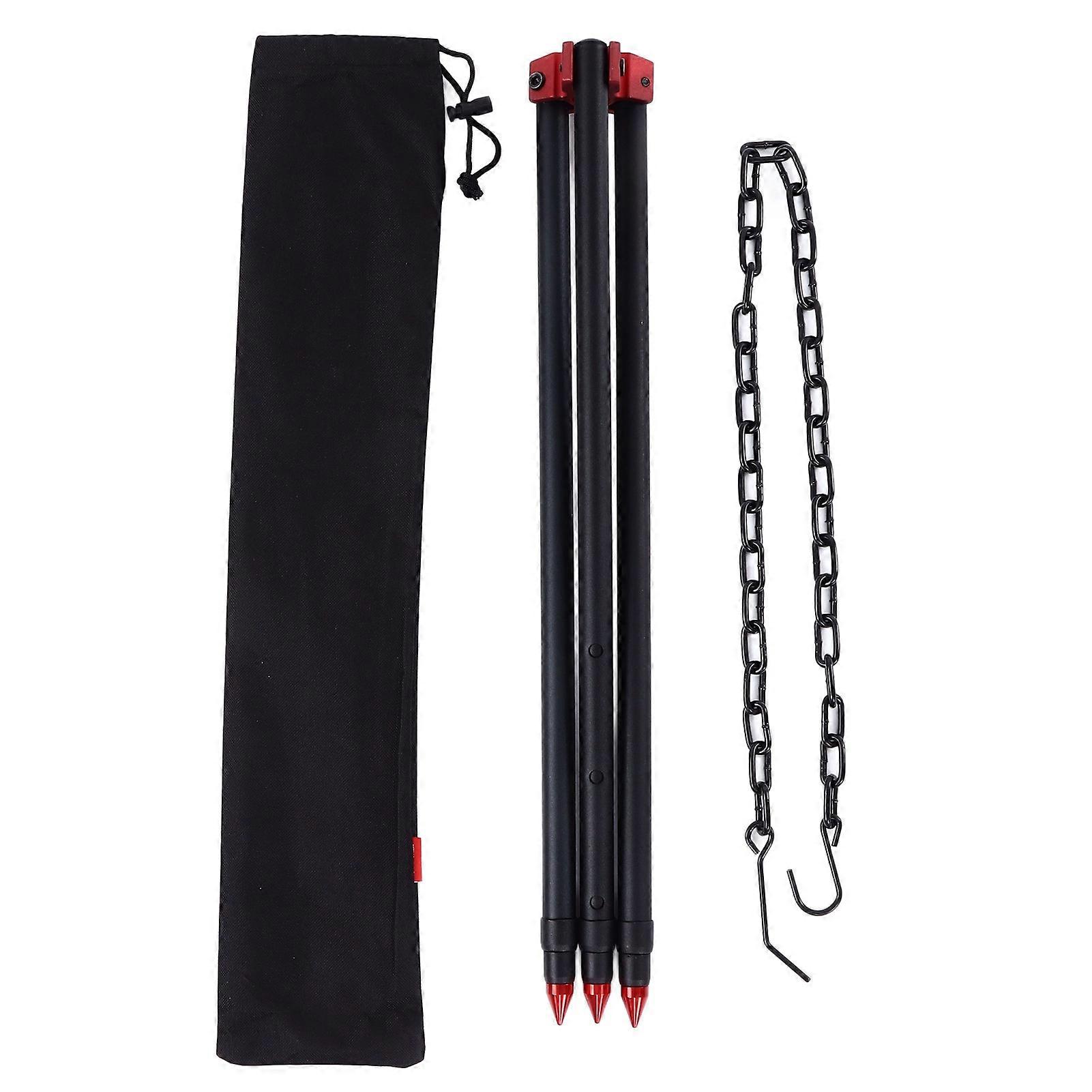 BBQ Tripod Grill Portable Detachable Sturdy Durable High Temperature Resistant Barbecue Stand