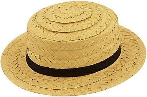 Boater Hat, Summer Hat, Straw