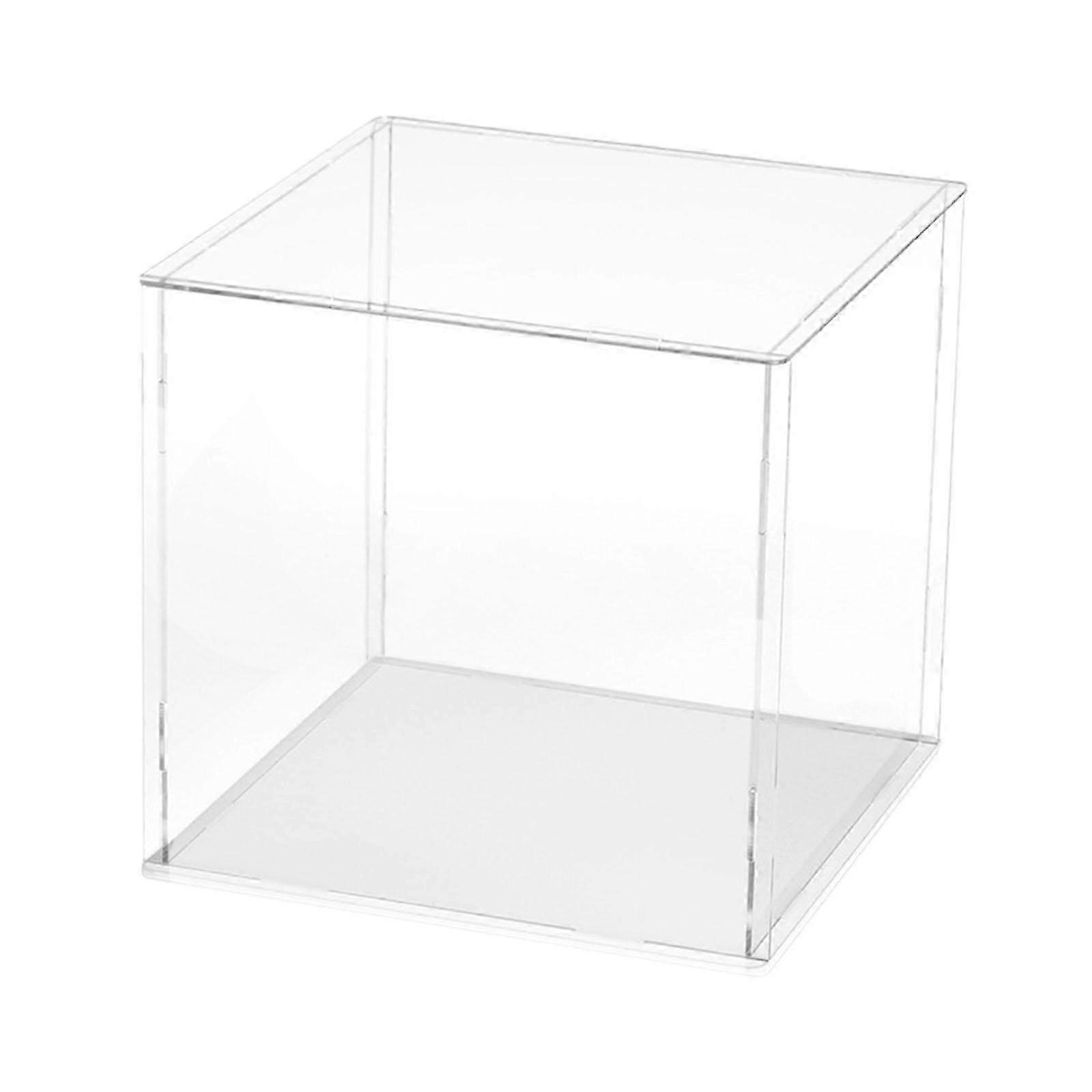 Acrylic Display Box Storage Basket Storage Organizer for Model Handbag Dolls 7x7x7cm