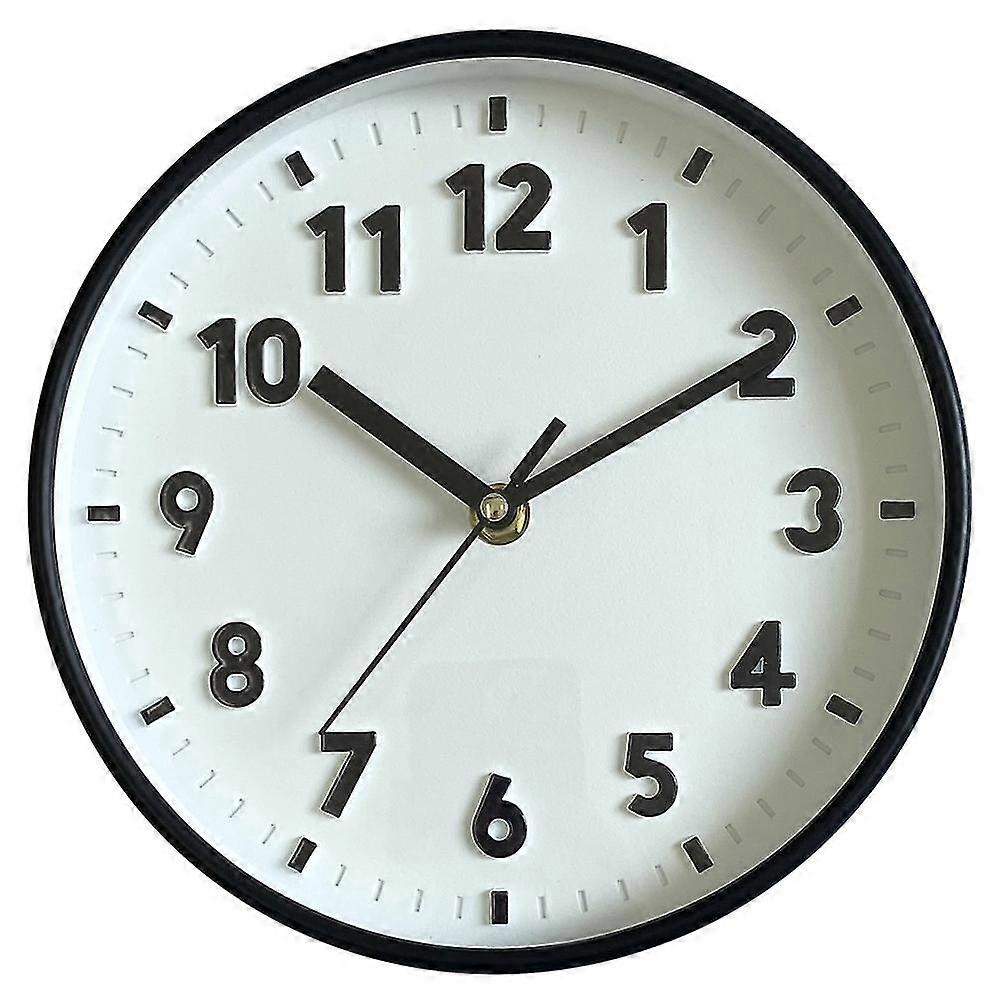 1pcs Clock Silent Silent Round Clock 8 Inch Operated Clock