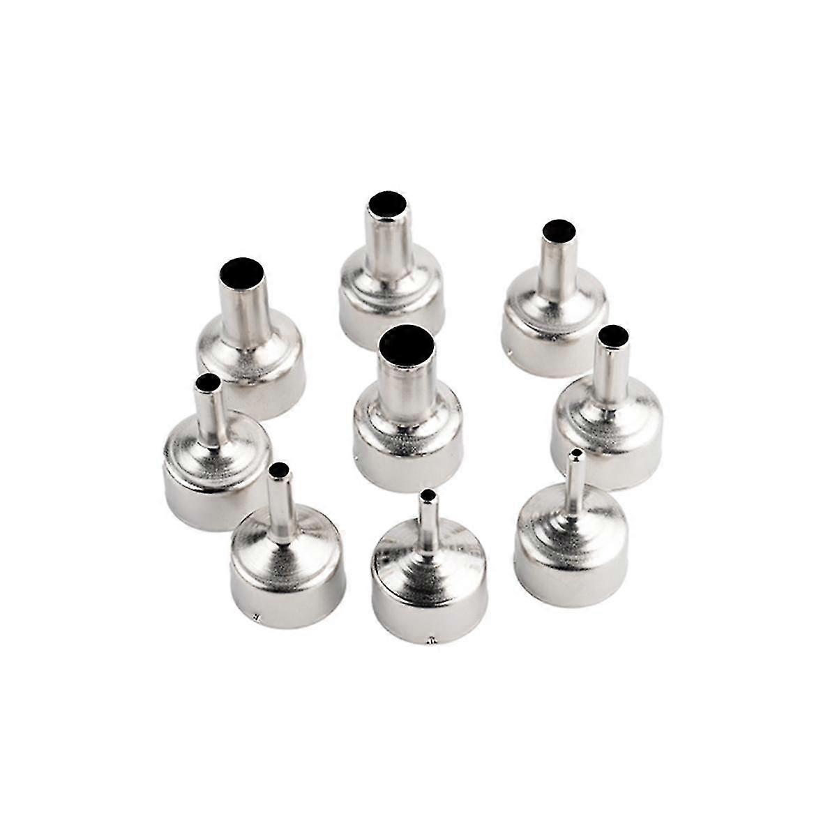 9pcs/set Welding Nozzle For Hot Air -tool Different Sizes Nozzles For 8858 8898 858d 8586 Multifunc