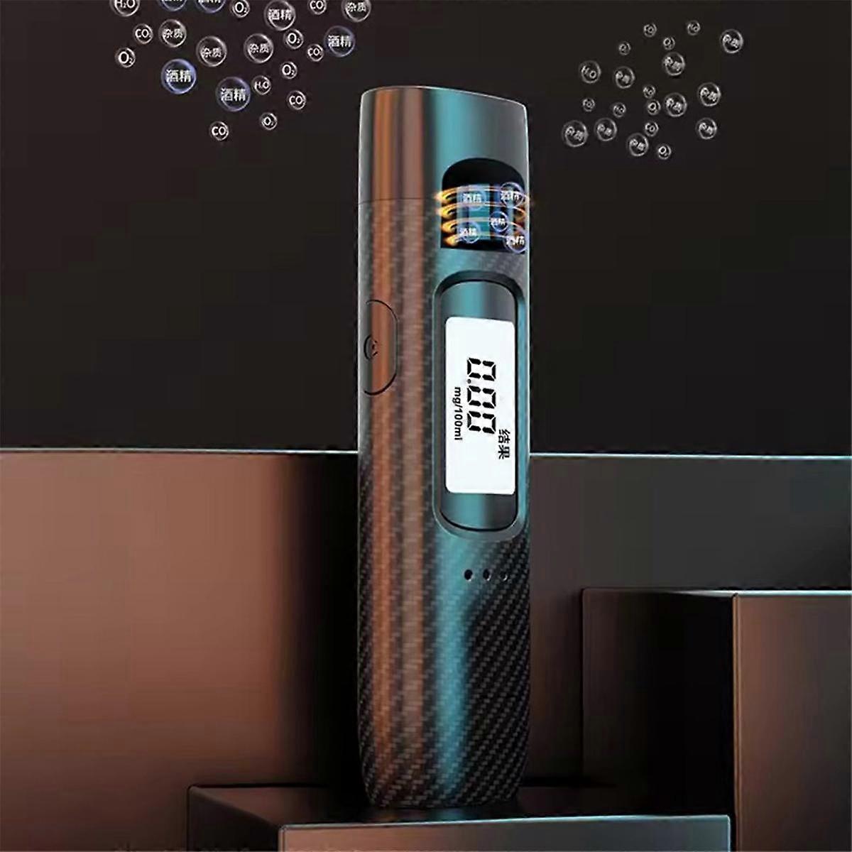 Non-Contact Alcohol Tester Portable Alcometer Breathalyzer with LCD Display Voice Broadcast Alcohol