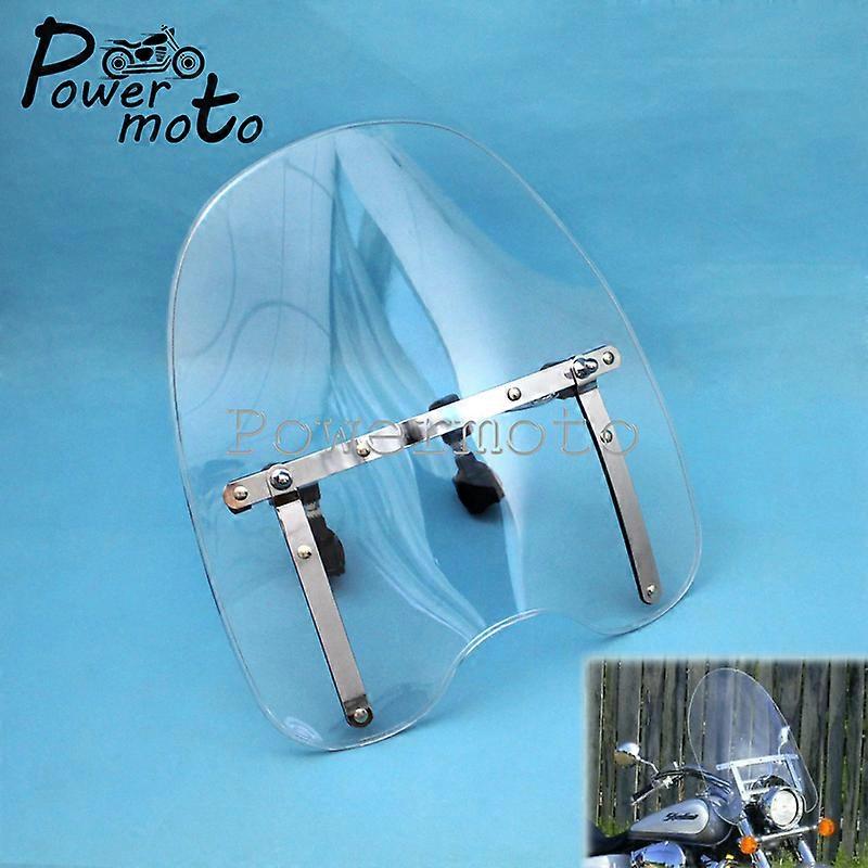 Motorcycle Windshield Wind Deflector For Harley Sportster XL 883 Suzuki Honda Shadow ACE 750 1100 1300 Yamaha V-Max 1200 V-Star