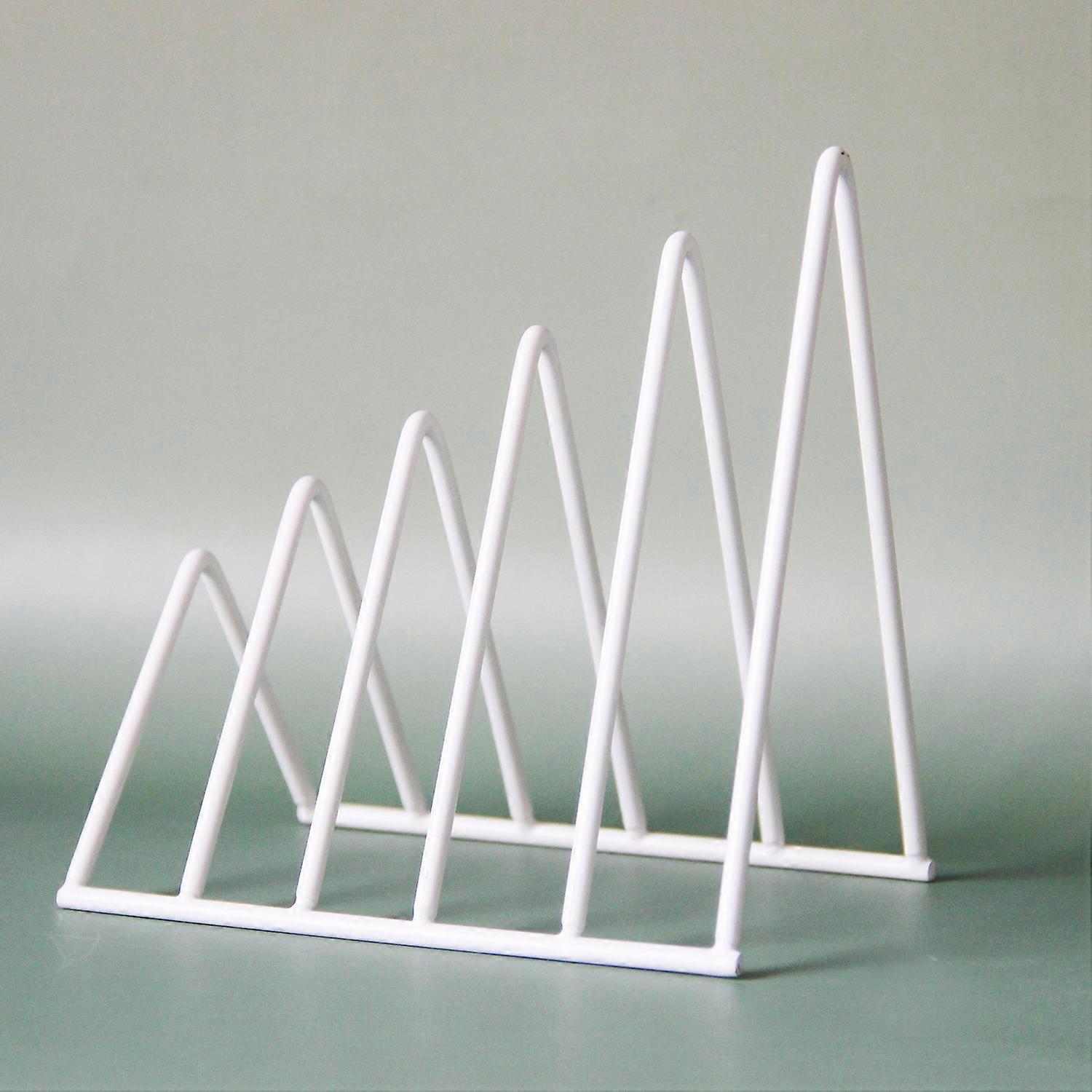 Creative Geometric Storage Rack Simple Wrought Iron Organizer Tablet Book spaper Multifunction Display Stand Holder Gifts