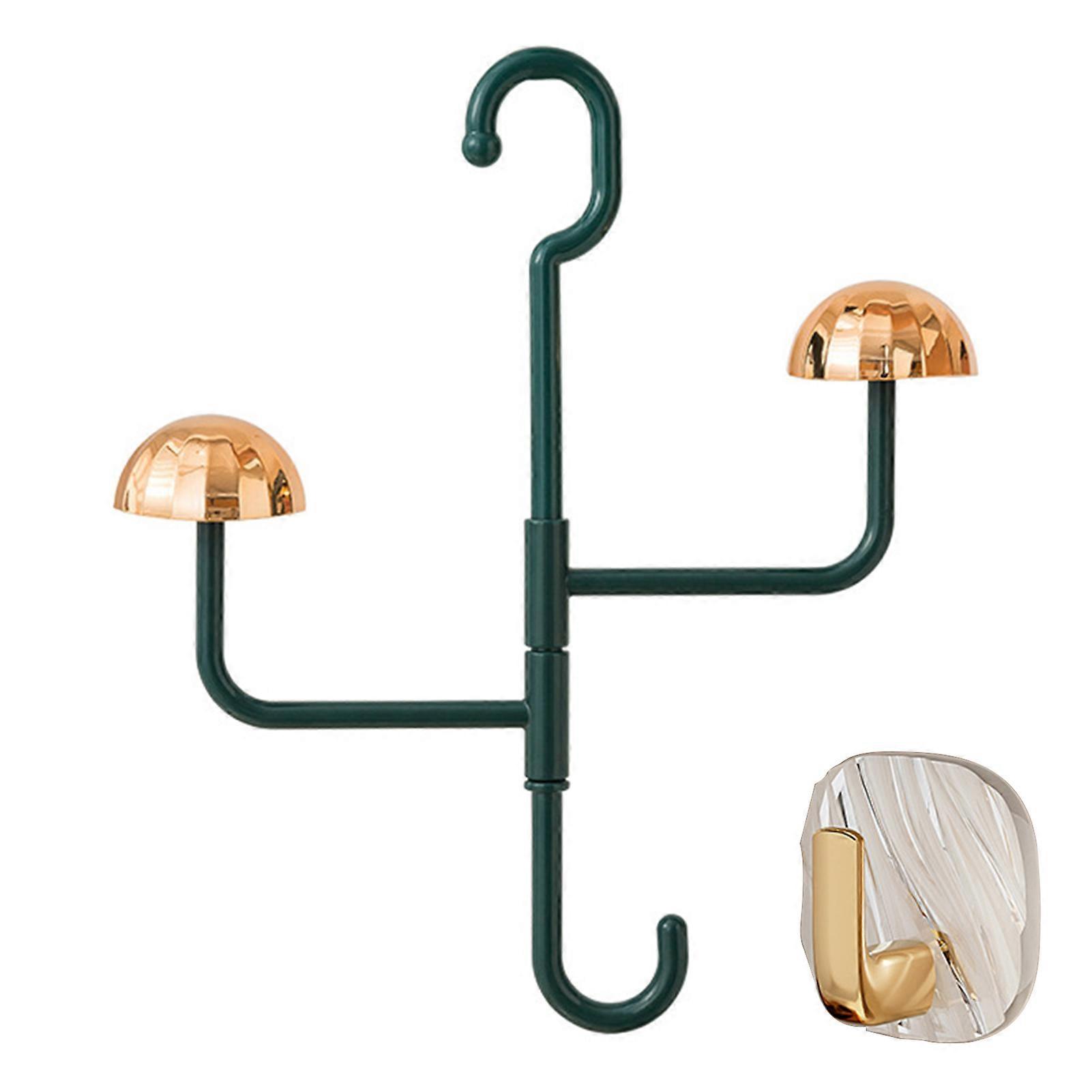 360 Degree Rotatable Light Multifunctional Hanging Storage Shelf Hats Clothes Tie Interlinkable Holder for Home Dorm