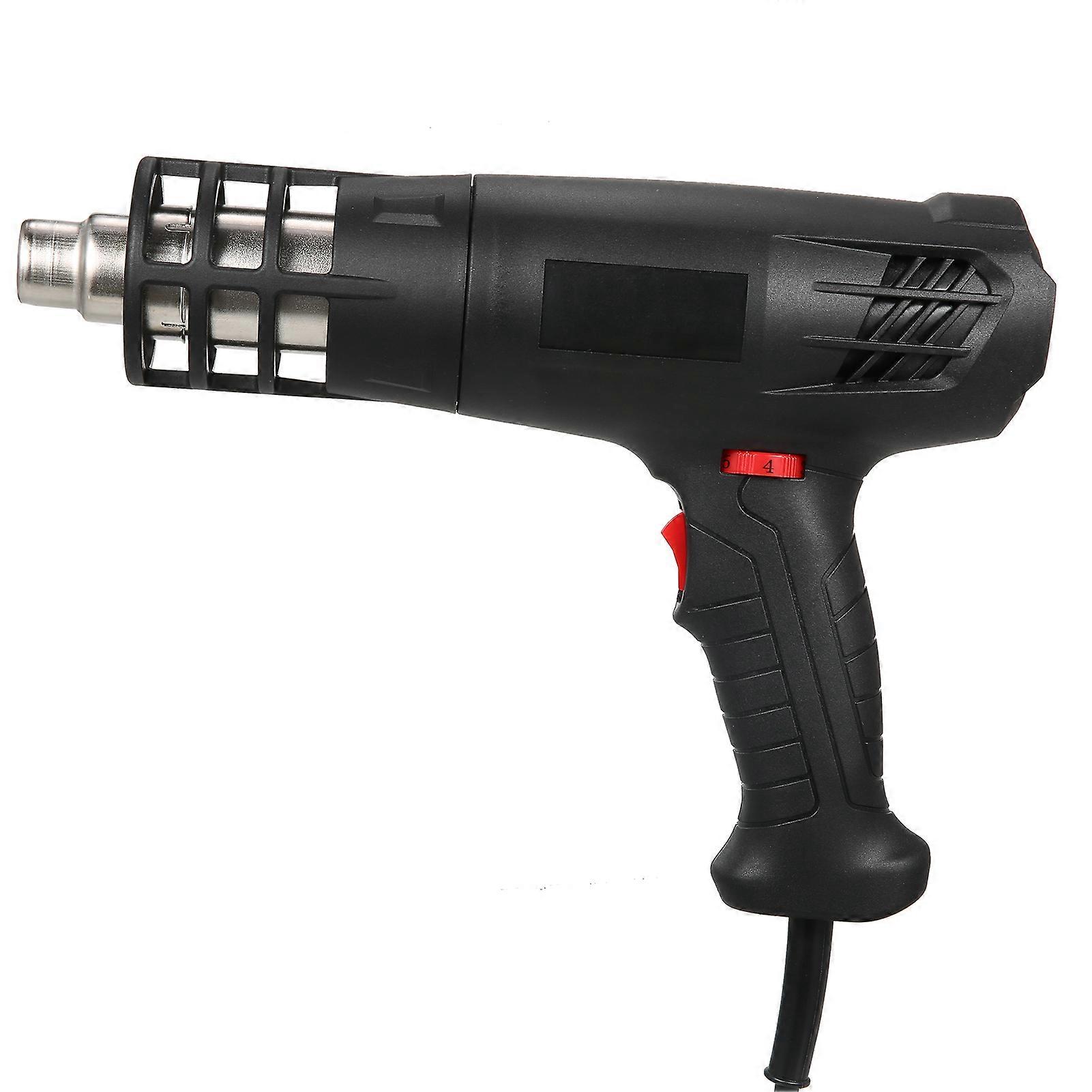 Hot Air Machine 1600-2000W Hot Air Heating Machine Kit with Dual Temperature Setting (122~1012) Fast Heating Tool with 4 Nozzles for Crafts Shrink Tub
