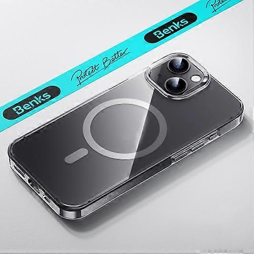 For iPhone 15 Benks MagSafe Magnetic PC Mobile Phone Case