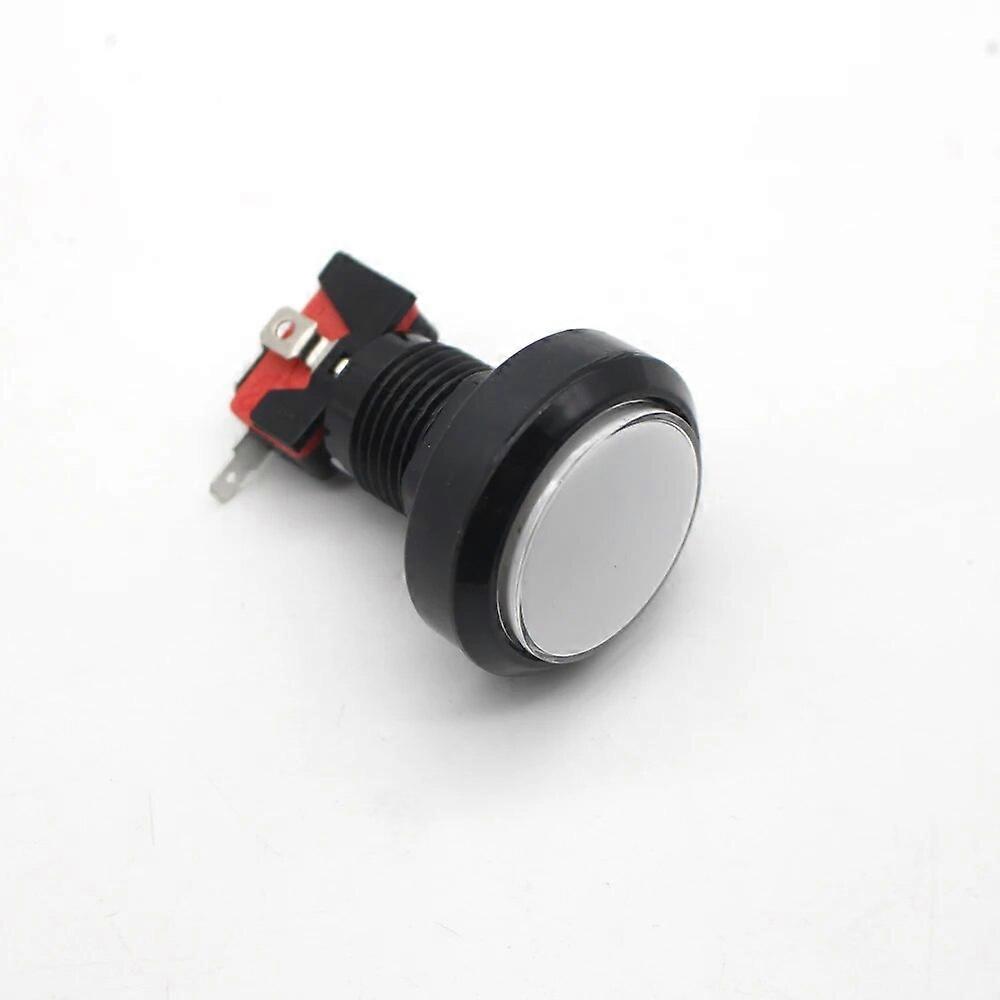 JAMMA-Illuminated Large Push Button for Arcade Machine Games, Micro switch, Flat LED Lamp, DIY Part, 46mm, 12V, 5V, 10 Pcs