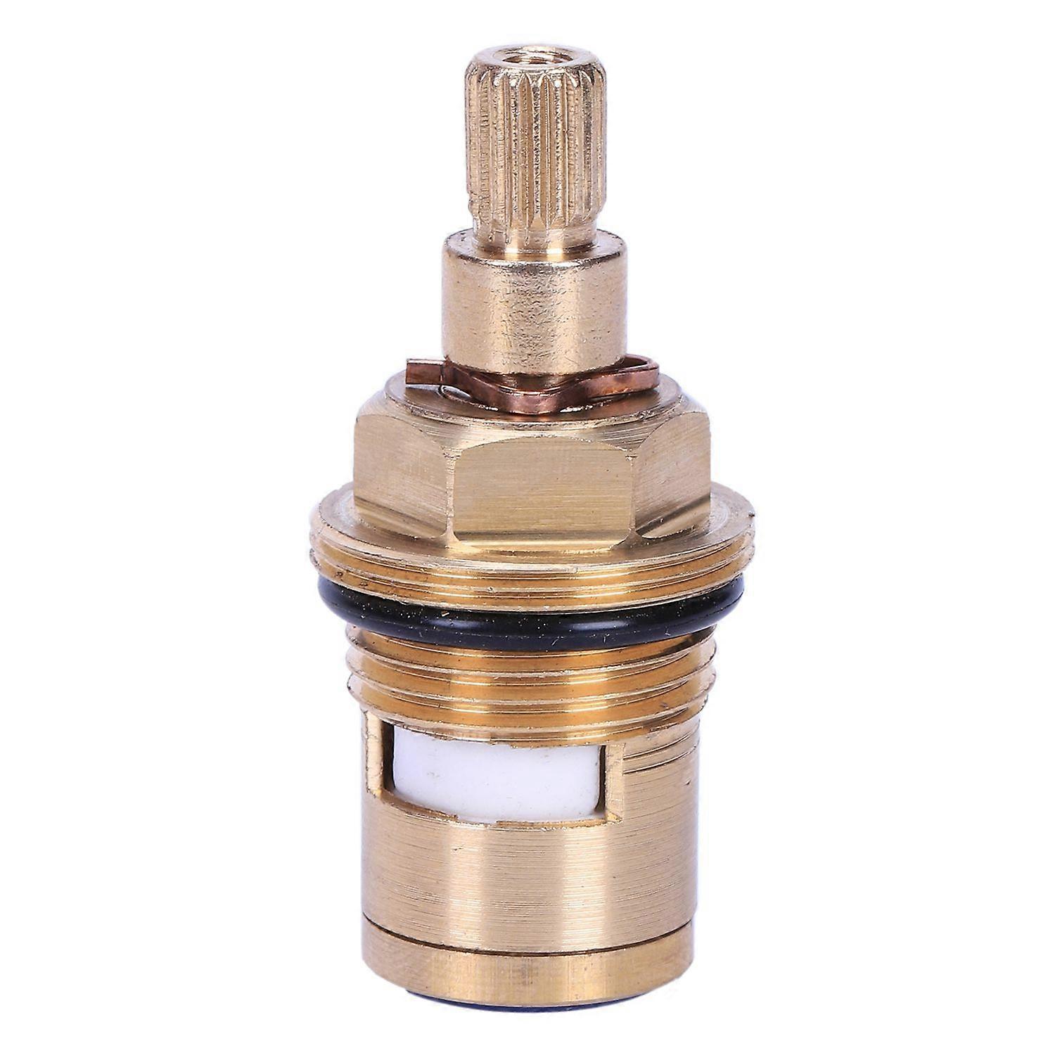 1 pcs Replacement Brass ceramic disc tap valve insert gland quarter turn