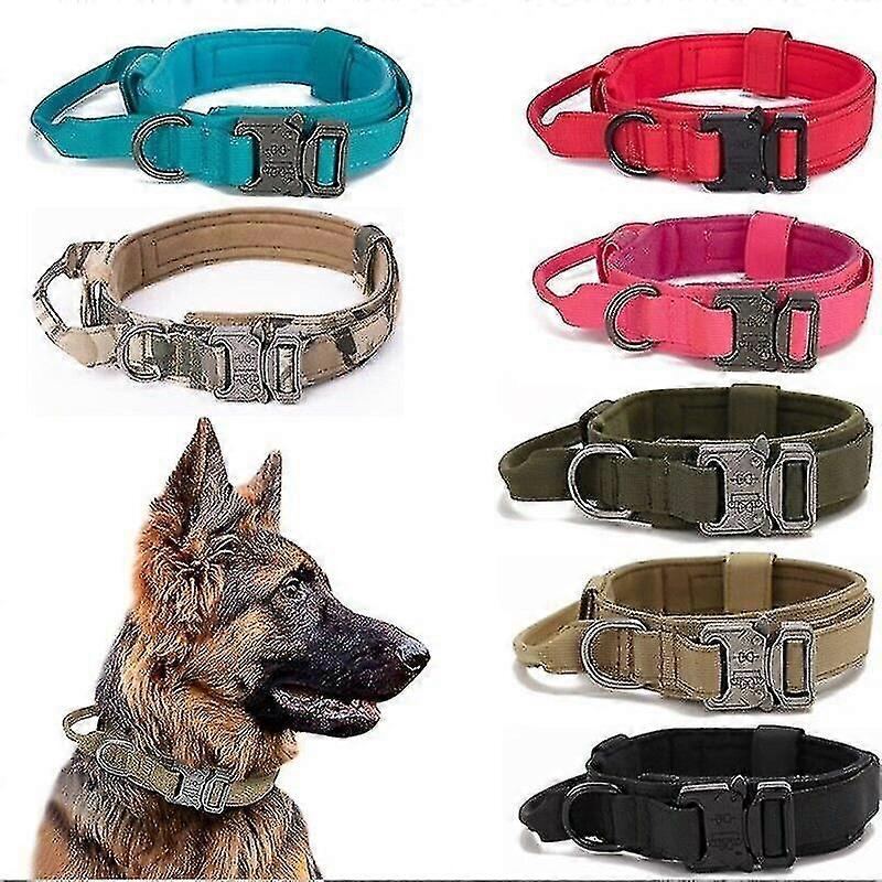 Κολάρο σκύλου Universal Tactical, στρατιωτικό νάιλον, βαρέως τύπου για εκπαίδευση σκύλων