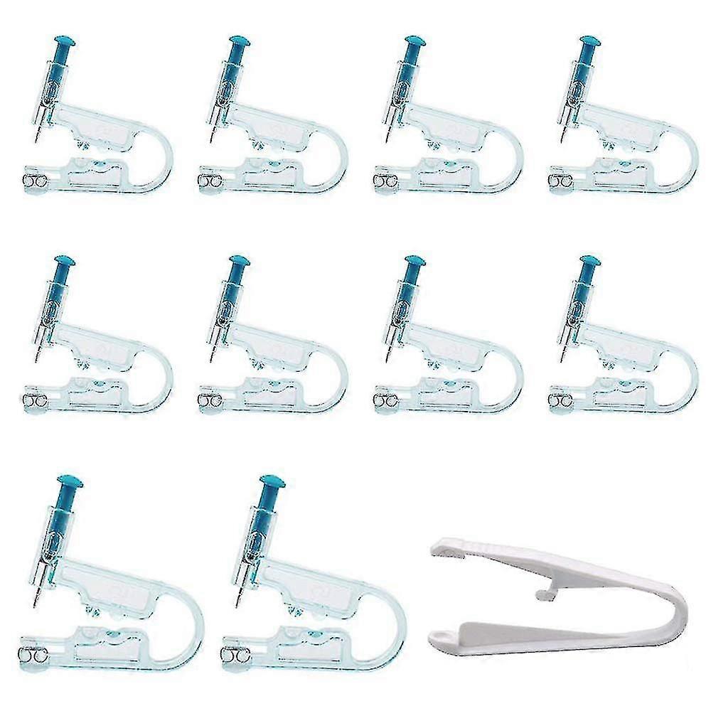 Ear Piercing Gun10pcs Ear Piercing Kit And 1pcs Piercing Gun Aid Tool Disposable