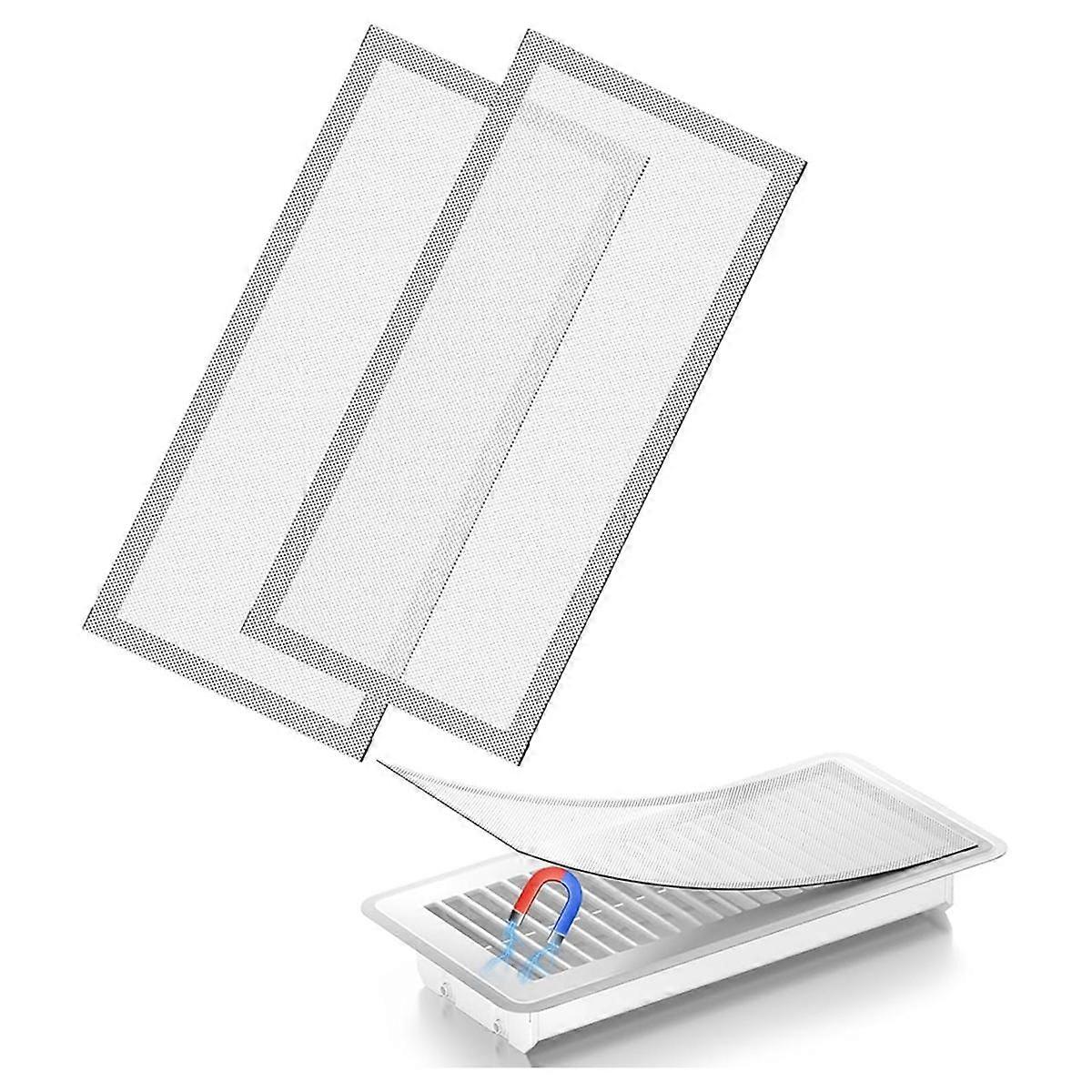 Floor Vent Cover, Magnetic Vent Cover Mesh Ventilation Filter for Home Floor/Wall/Ceiling to Captur
