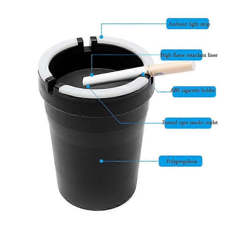 Black Smokeless Ashtray