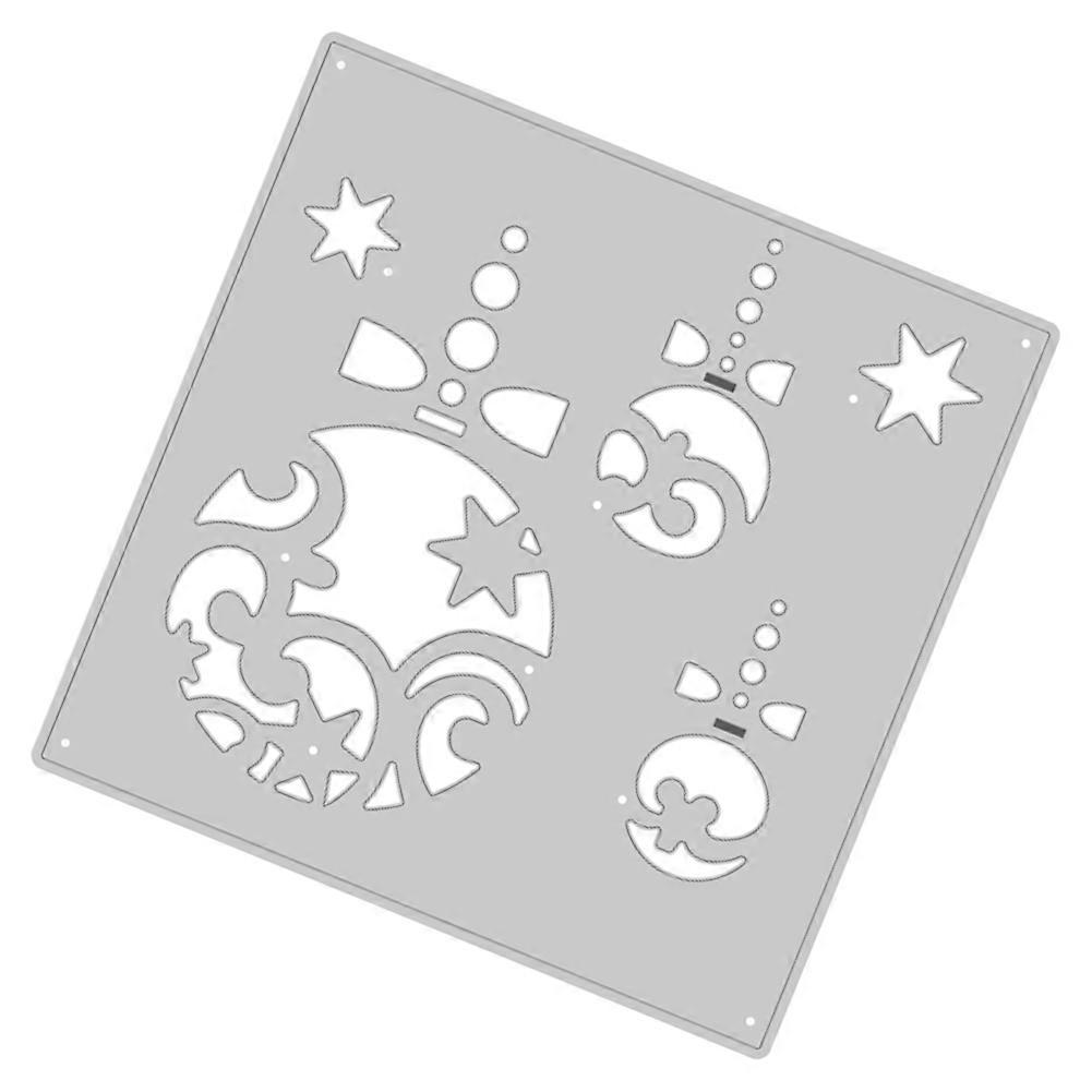 Christmas Balls Cutting Die DIY Scrapbook Emboss Paper Cards Stencil Mold Decor