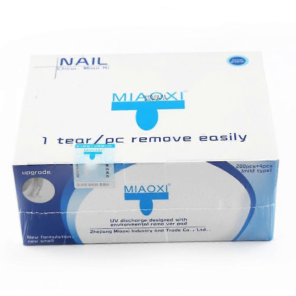 200pcs Gel Nail Polish Remover Wraps