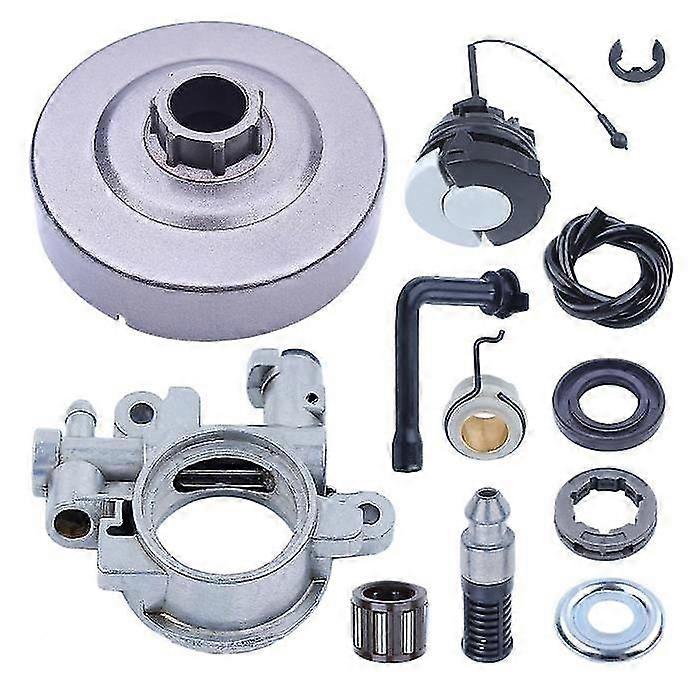 Clutch Drum W Oil Pump Fuel Filter Cap Kit Compatible Ms290 029 Ms390 039 Ms310
