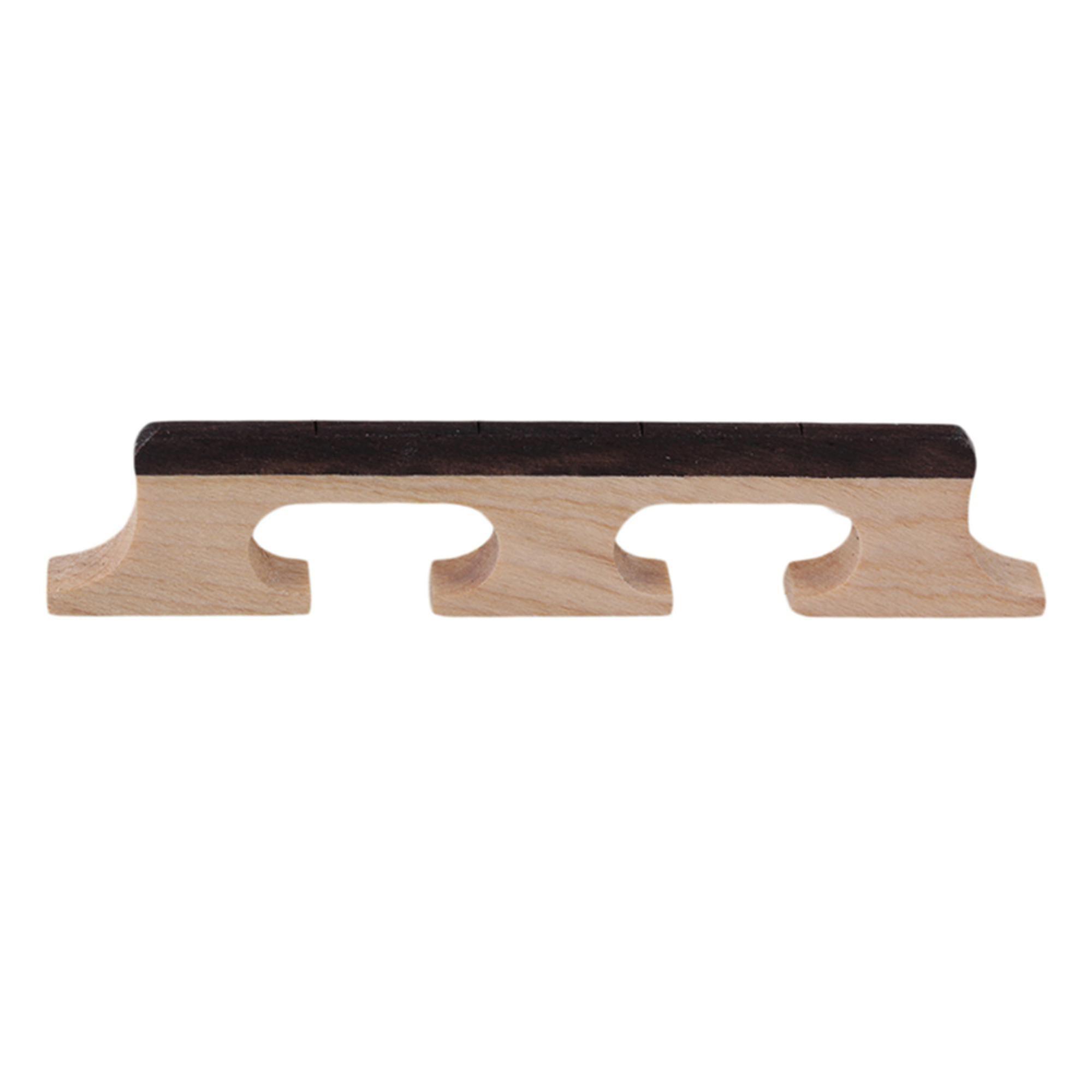 Orchestral String Instrument Fittings Parts 4 String Banjo Bridge New Banjo Parts (maple Ebony)